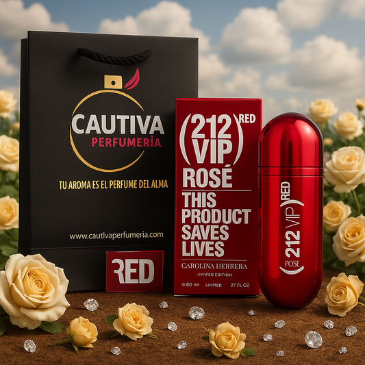 212 VIP Rosé Red Carolina Herrera 80ml